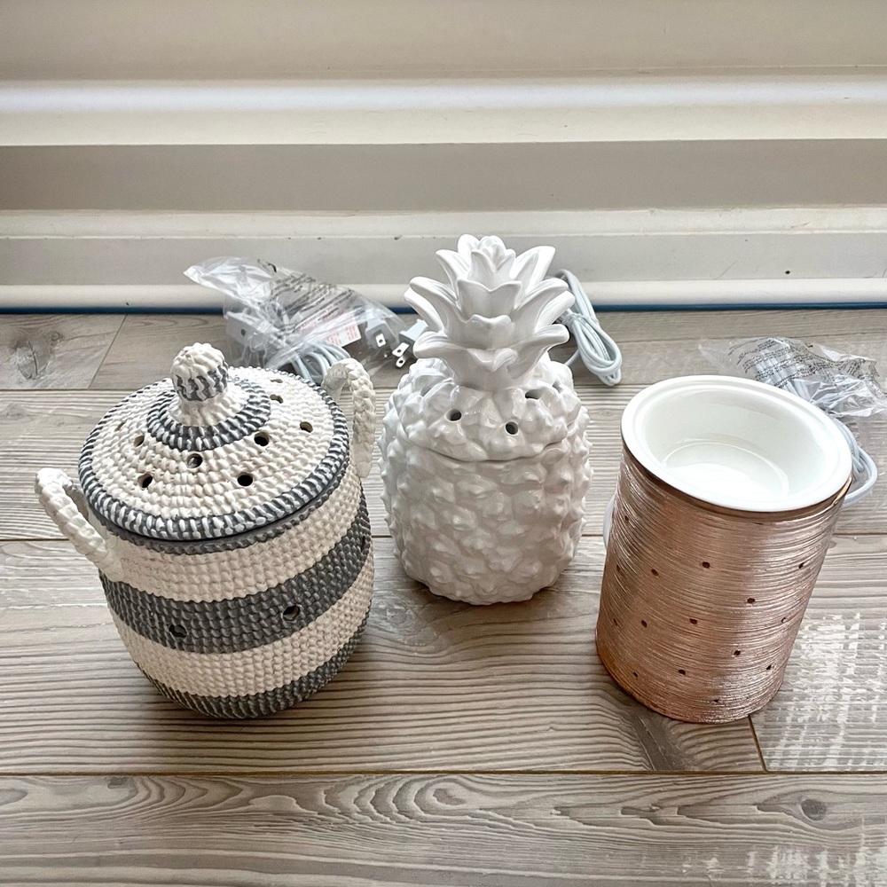 Scentsy set of 3 warmers